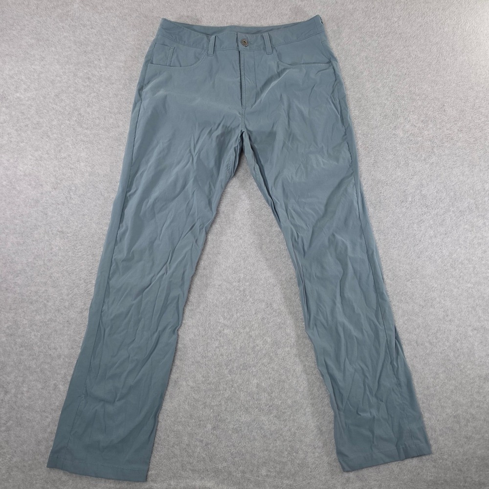 The North Face Mens Hiking Pants Size 32 Slate Blue Grey Nylon Technical Travel